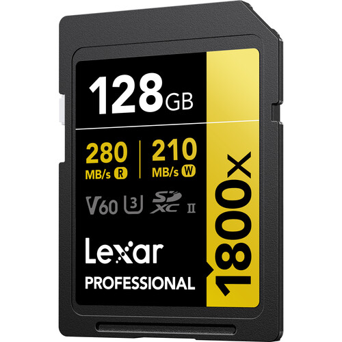 Lexar 128GB Professional 1800x UHS-II SDXC - 5